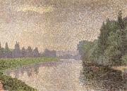 Albert Dubois-Pillet The Marne at Dawn china oil painting artist